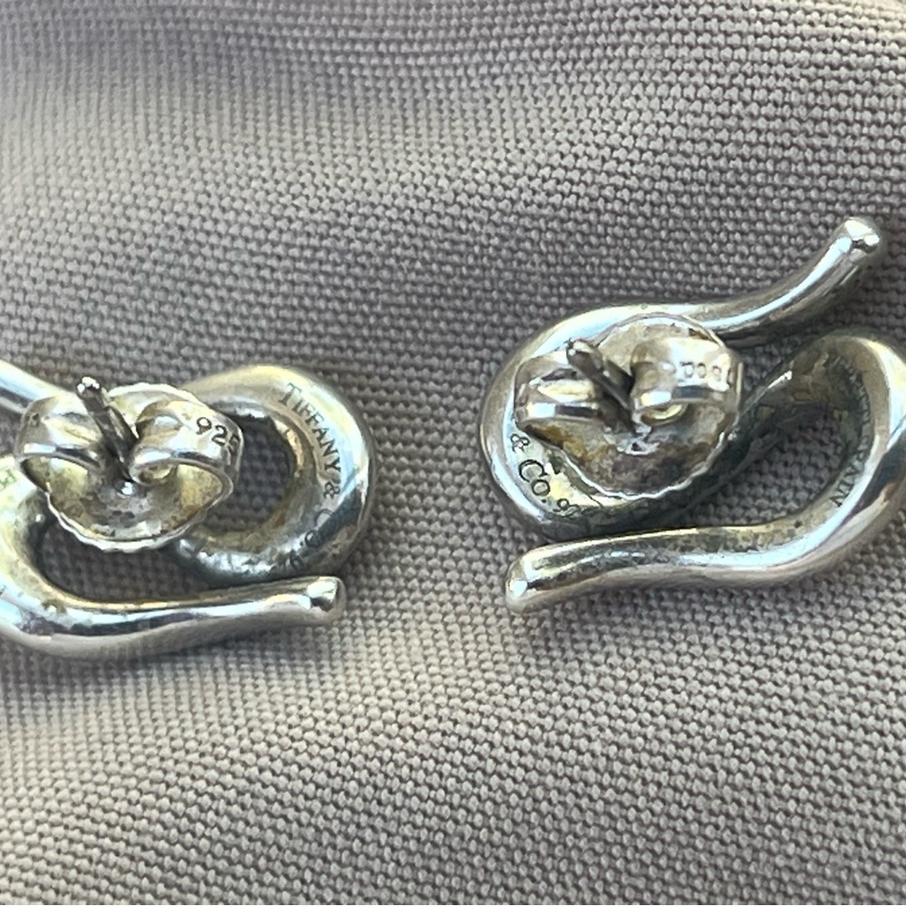 Tiffany & Co Peretti Open Wave Earrings - Picture 2 of 2